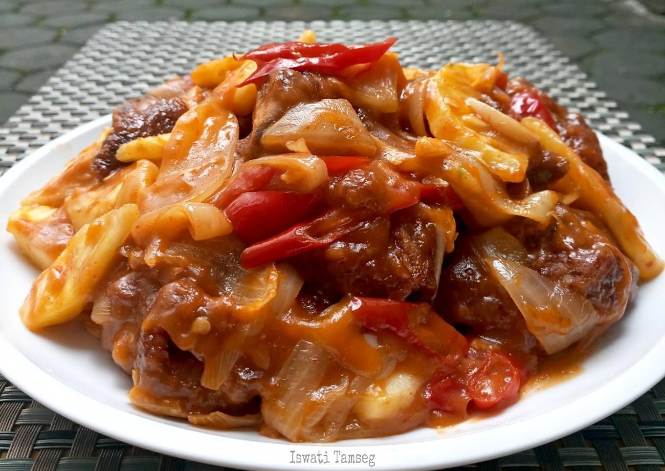 Ayam Nanas Saus Asam Manis Madu
