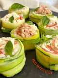 Finto sushi di zucchine