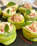 Finto sushi di zucchine