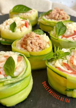 Foto di Finto sushi di zucchine