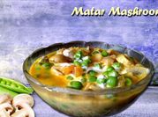 A picture of matar mushroom masala