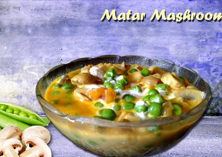 Recipe of Award-winning Matar Mushroom