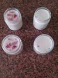 Yogures Caseros de Fresa y Uva
