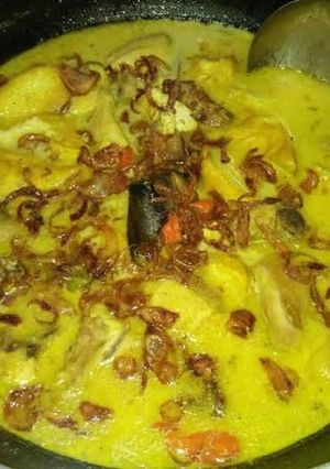 Foto resep Opor ayam tahu tempe