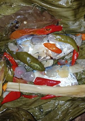 Foto resep Ikan peda kukus pelangi