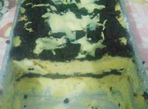 Foto resep Pudding Roti Oreo Keju
