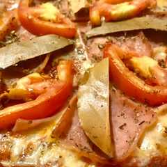 Una foto de Pizza Saludable
