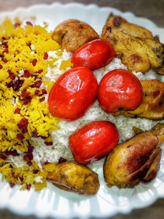 عکسی از دستور زرشک پلو با مرغ