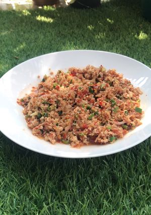 Thai laab gai salad রেসিপির প্রধান ছবি
