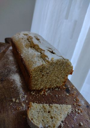 Una foto de Budín de limón con semillas de amapola Integral