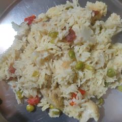 A picture of Veg biryani.