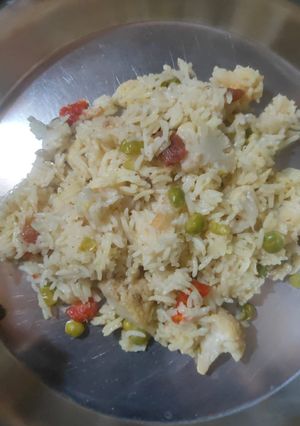 A picture of Veg biryani.