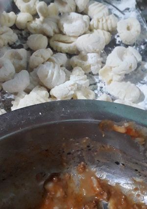 Una foto de Ñoquis de papa y queso💖☺