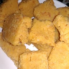 A picture of Besan Barfi.