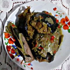 A picture of Catfish pepper soup.