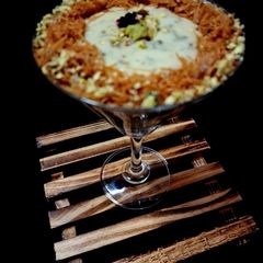 A picture of Bajri Rabdi Kunafa.