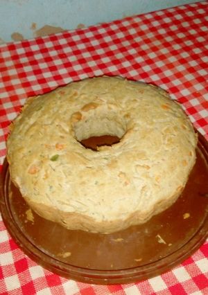 Une photo de Gâteau aux spaghettis enrichi aux poissons