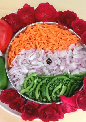 A picture of INDEPENDENCE DAY SPECIAL TRICOLOR VEGETABLES 🇮🇳TIRANGA.