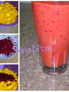A picture of Mango & Beetroot Smoothie.