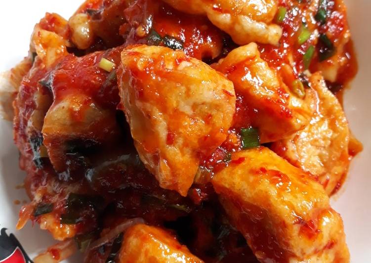 Tahu Aci Asam Pedas Manis