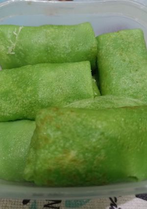 Foto resep Dadar gulung pandan penuh cinta