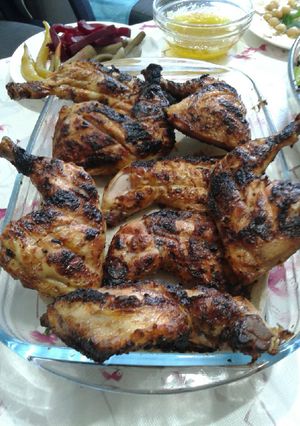 صورة لوصفة دجاج مشوي على الفحم 🍗🍗