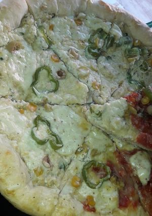 Une photo de Pizza boisé