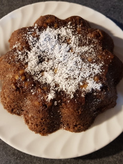 Una foto de Mini torta sin harina en microondas