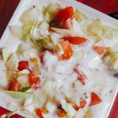 A picture of Vegetable curd.