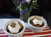Una foto de postres faciles con peras
