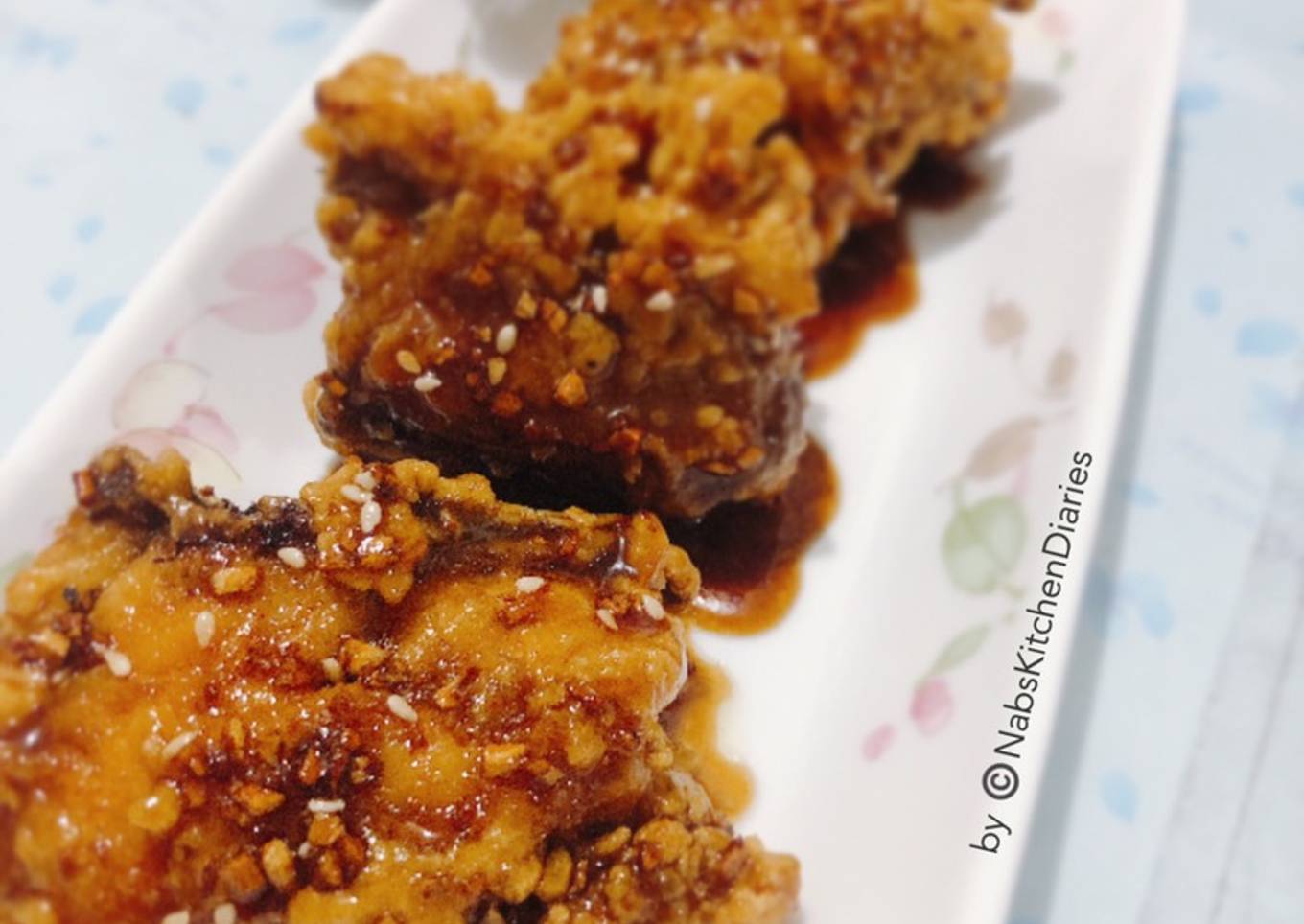 Korean Sweet Soy Honey Chicken Ala Kyochon