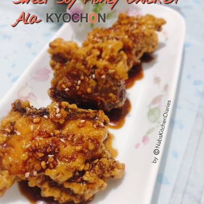 Resipi Korean Sweet Soy Honey Chicken Ala Kyochon Oleh Nab S Kitchen Diary Cookpad