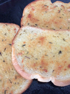 A picture of Easy homemade garlic bread.