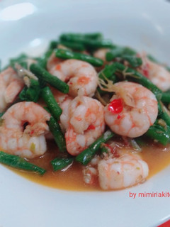 Foto resep Tumis udang kacang panjang