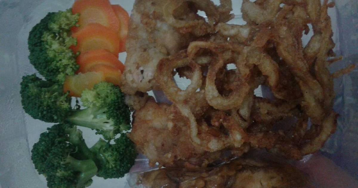 Resep ayam jamur crispy oleh Farikha Rahma - Cookpad