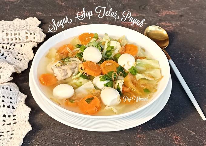 Resep Sayur Sop Telur Puyuh Oleh Puji Winarni Cookpad