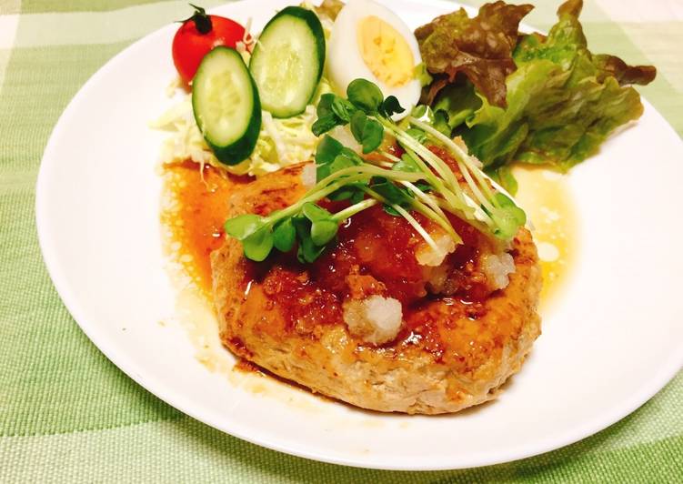 Recipe of Quick Tofu Hamburg steak