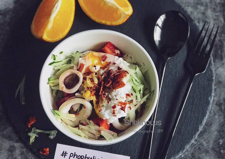 Resepi Salad Zhucini #phopbylinimohd yang Lezat