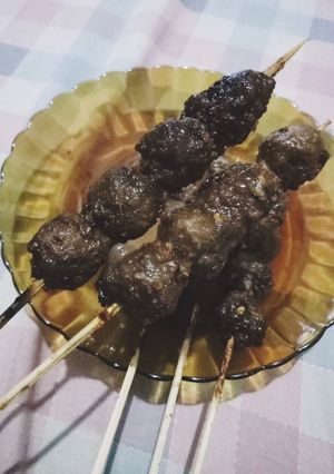 Foto resep Sate Ati Sapi Pedas Maniss 👌👌 endooollss