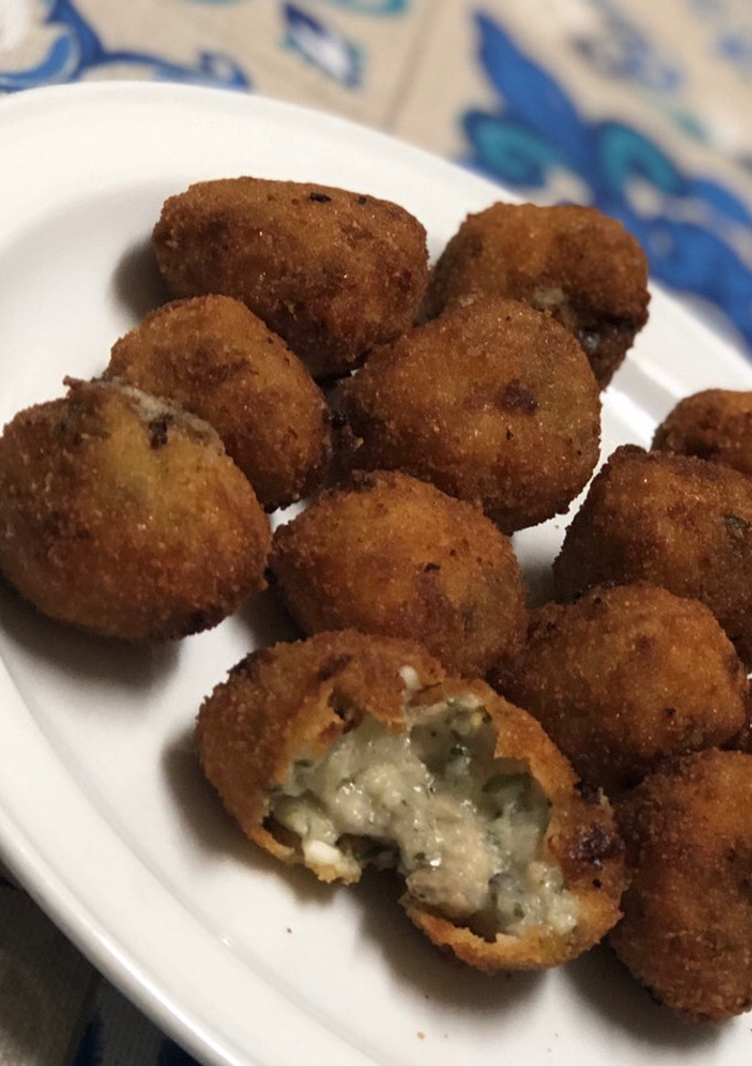 Una foto de Croquetas de champiñones