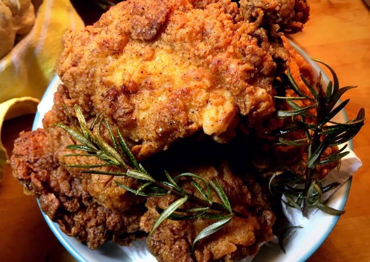 Easiest Way to Prepare Speedy Fried Chicken Thighs Cor-rect