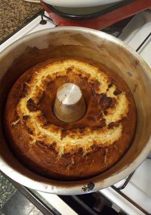 Una foto de Budín de naranja y miel