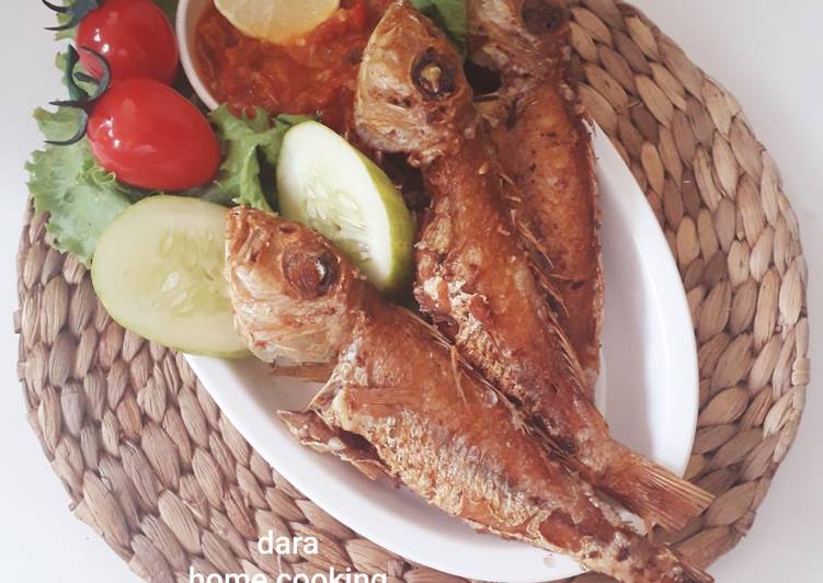 makanan Ikan Kurisi Goreng Kuning Jadi, Lezat