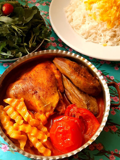 عکسی از دستور خورش ترشه کباب گیلانی