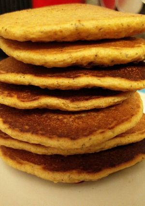 A picture of Vegan Whole-wheat Pancakes.