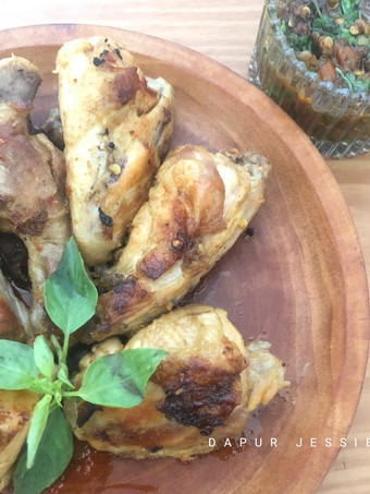 Anti Ribet, Membuat Ayam Bakar Bumbu Rujak Sambal Kemangi Untuk Pemula