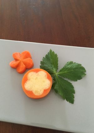 A picture of 3D carrot flower(Nejiri ume).