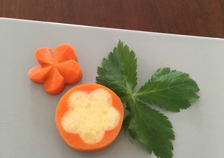 Recipe of Award-winning 3D carrot flower(Nejiri ume)