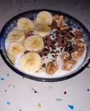 Gachas de avena proteicas