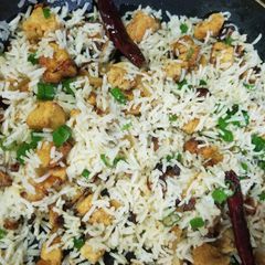 A picture of Vegan Quorn Chicken Fried Rice.